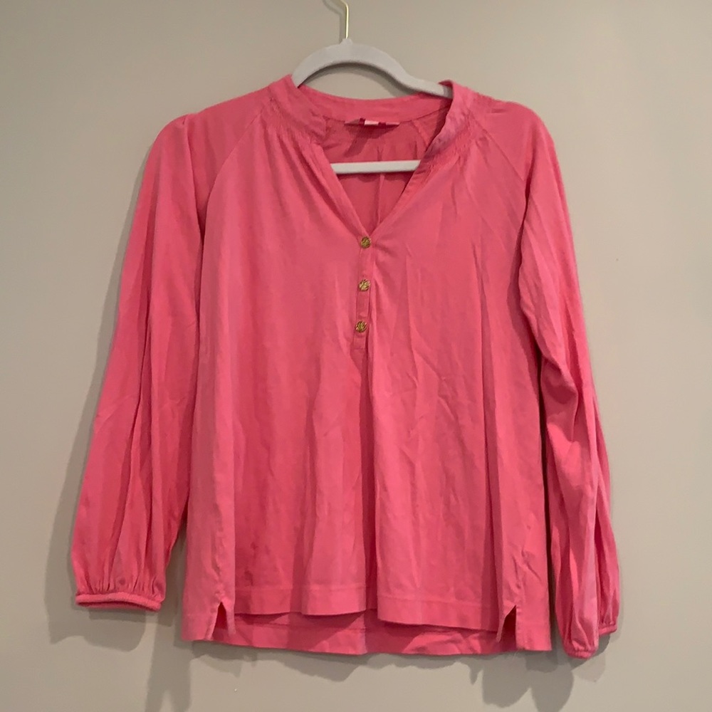 Pink lily Pulitzer blouse